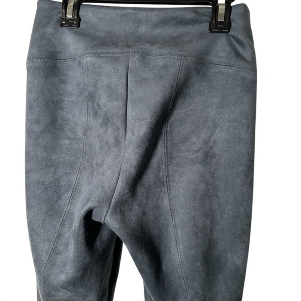 White House Black Market Size 0 Faux Suede Leggings Gray - Picture 5 of 9